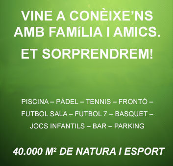 Piscina, pàdel, tennis, frontó...
